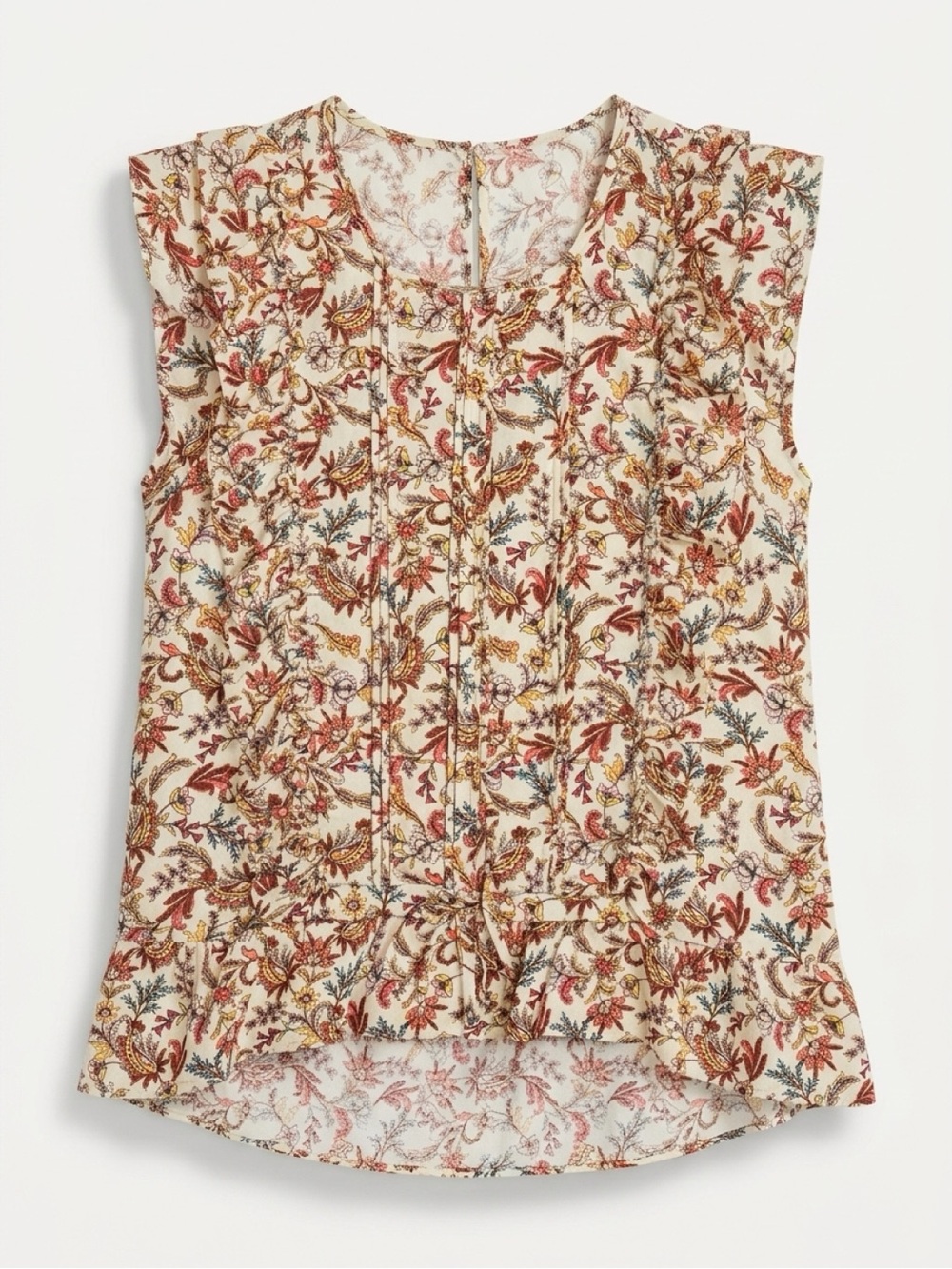 Jessica Simpson Ivory Floral Blouse